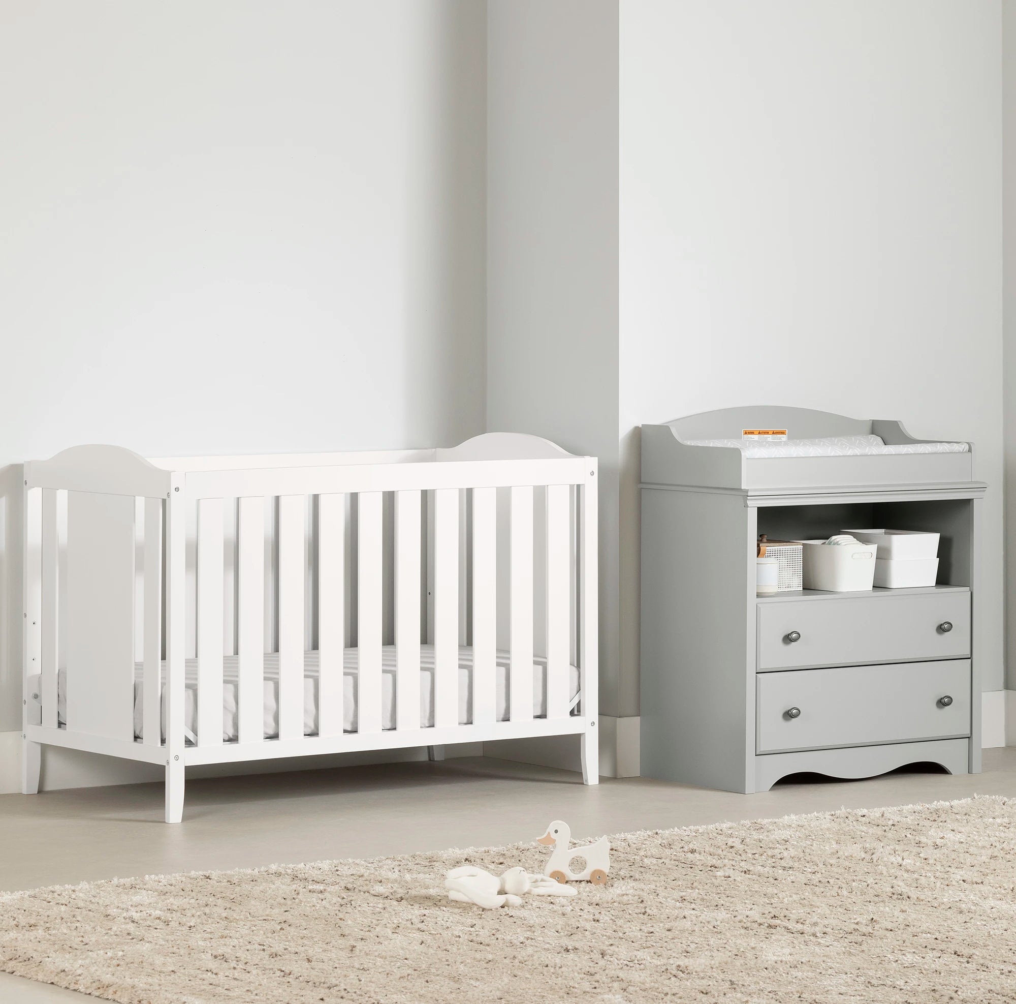 Crib dresser changing table set on sale