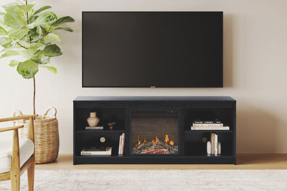 TV Stand with Integrated Fireplace - Axess