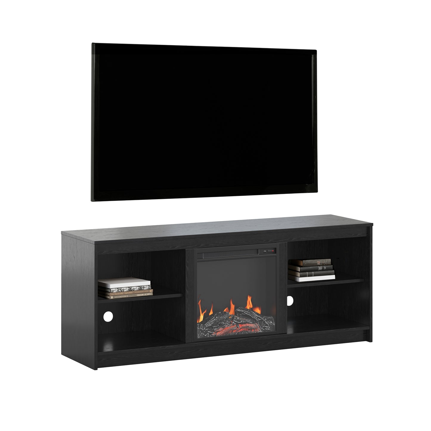 TV Stand with Integrated Fireplace - Axess