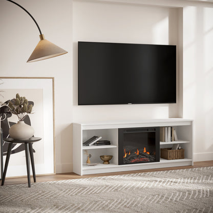 TV Stand with Integrated Fireplace - Axess