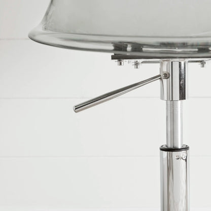 Acrylic Office Chair with Wheels Annexe South Shore Furniture Free Shipping