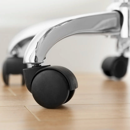 South shore annexe clear office chair with wheels hotsell