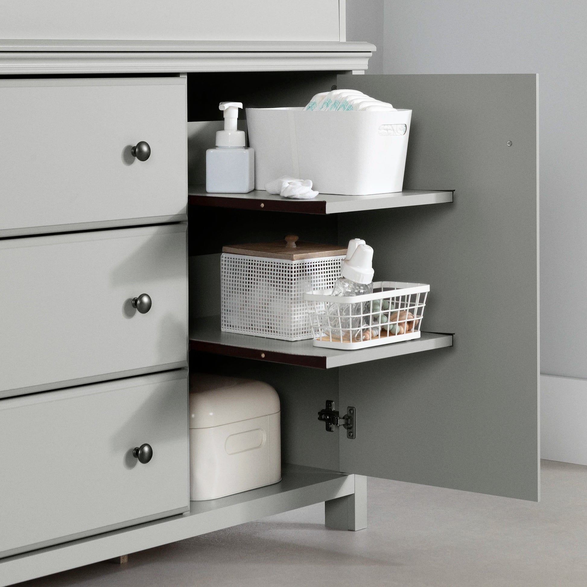 Changing Table with Removable Changing Station Cotton Candy