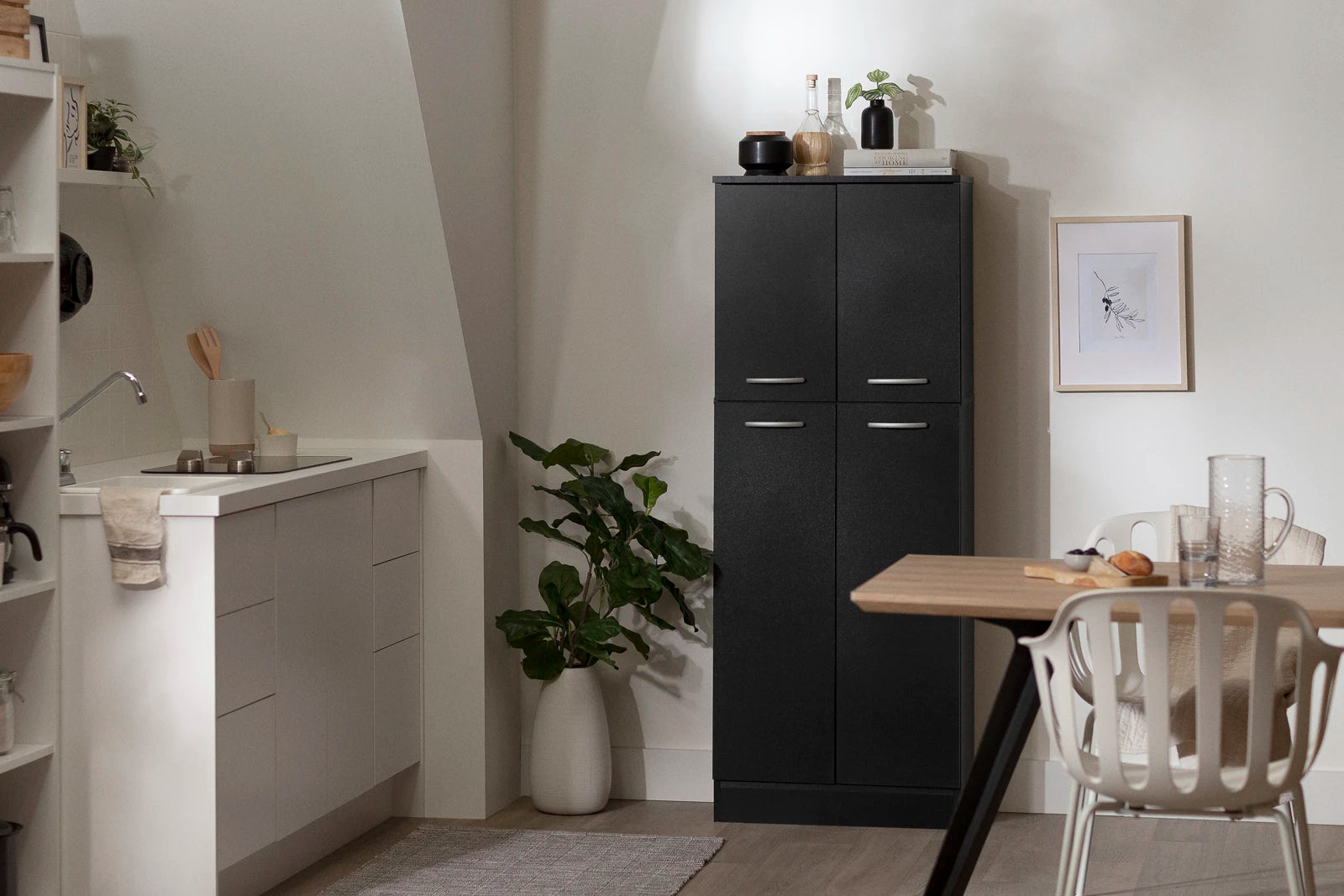 4-Door Storage Pantry | Axess | South Shore Furniture - Free Shipping 4-Door Storage Pantry | Axess | South Shore Furniture - Free Shipping
