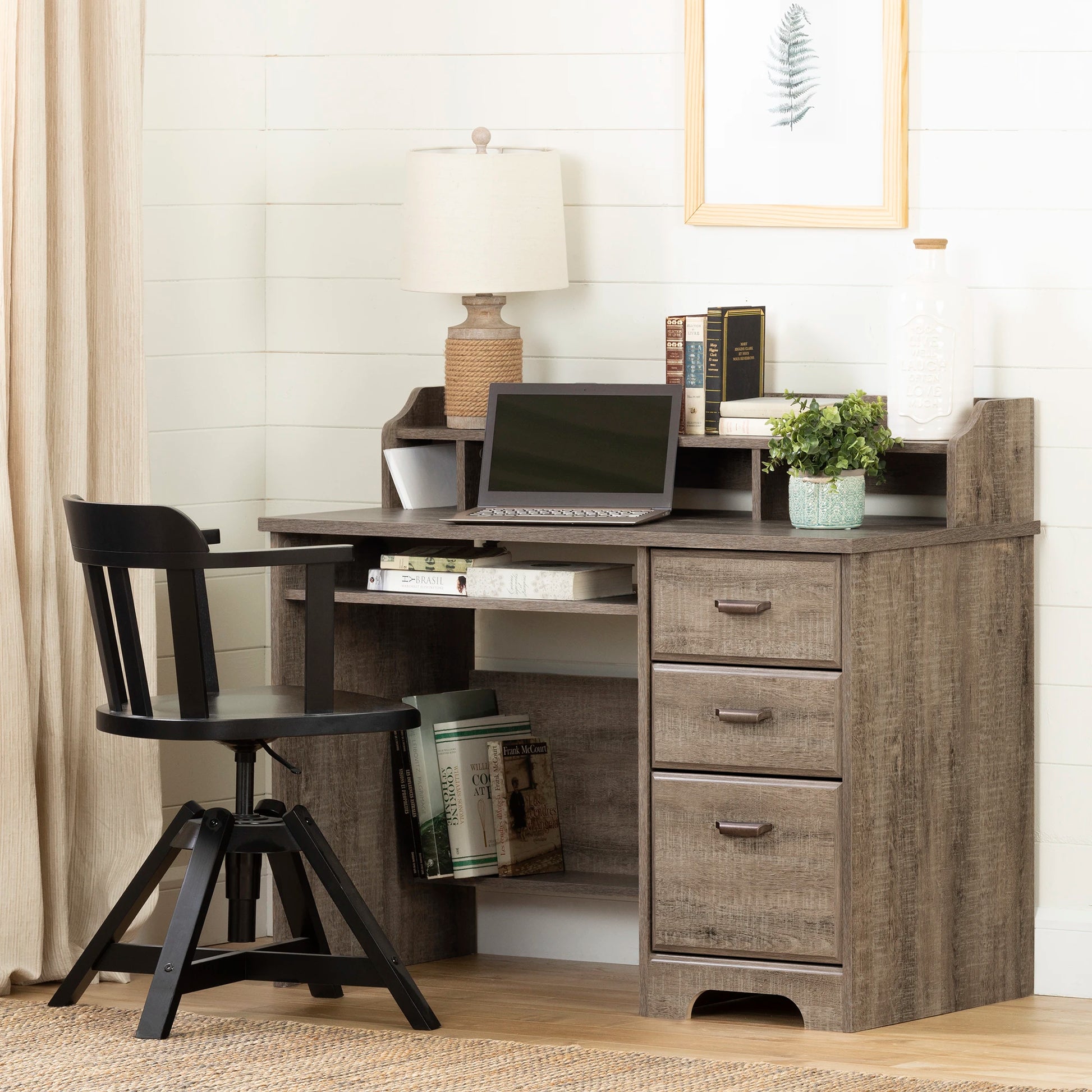 Computer Office Desk - Versa | Hutch Included | South Shore Furniture
