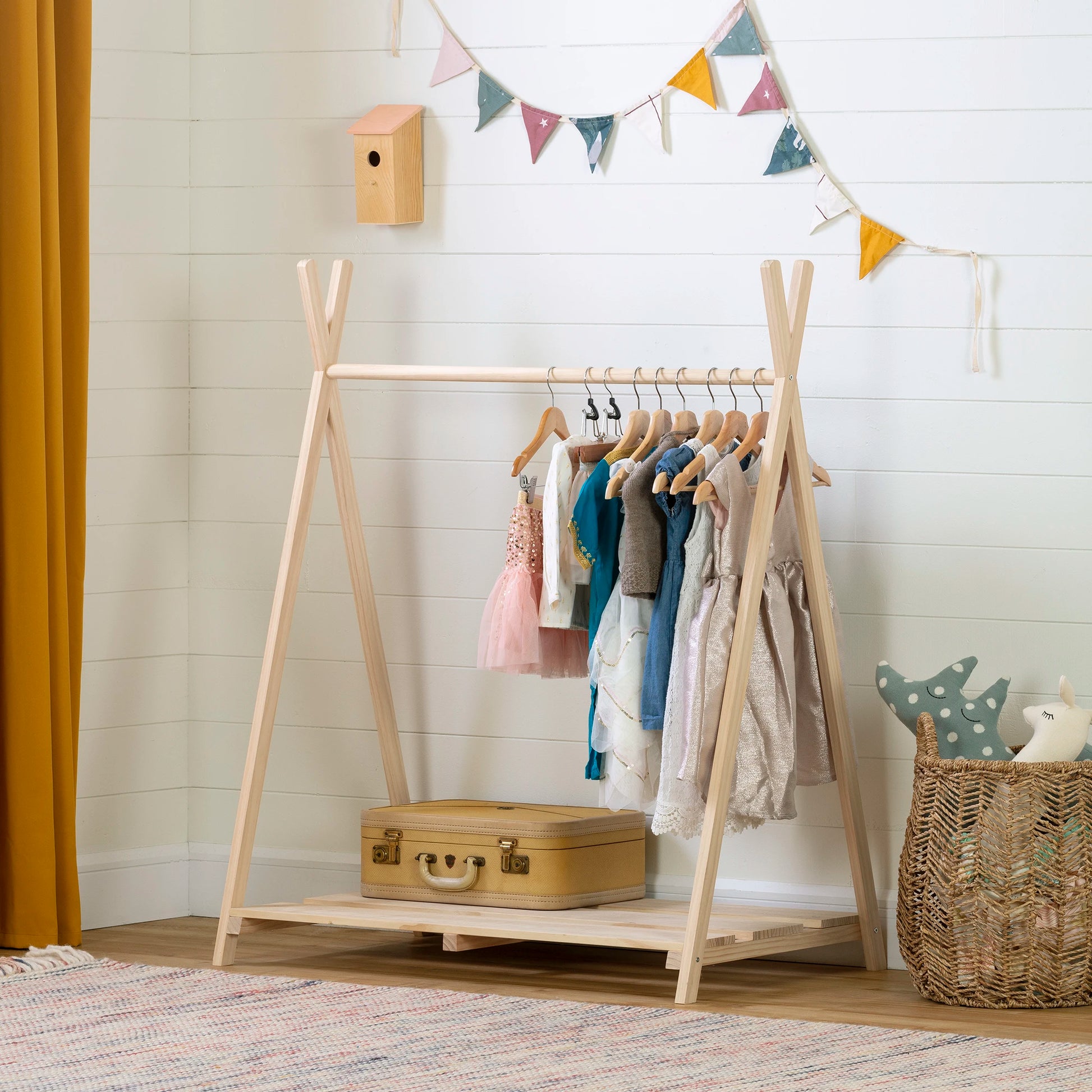 Wooden dress rack sale