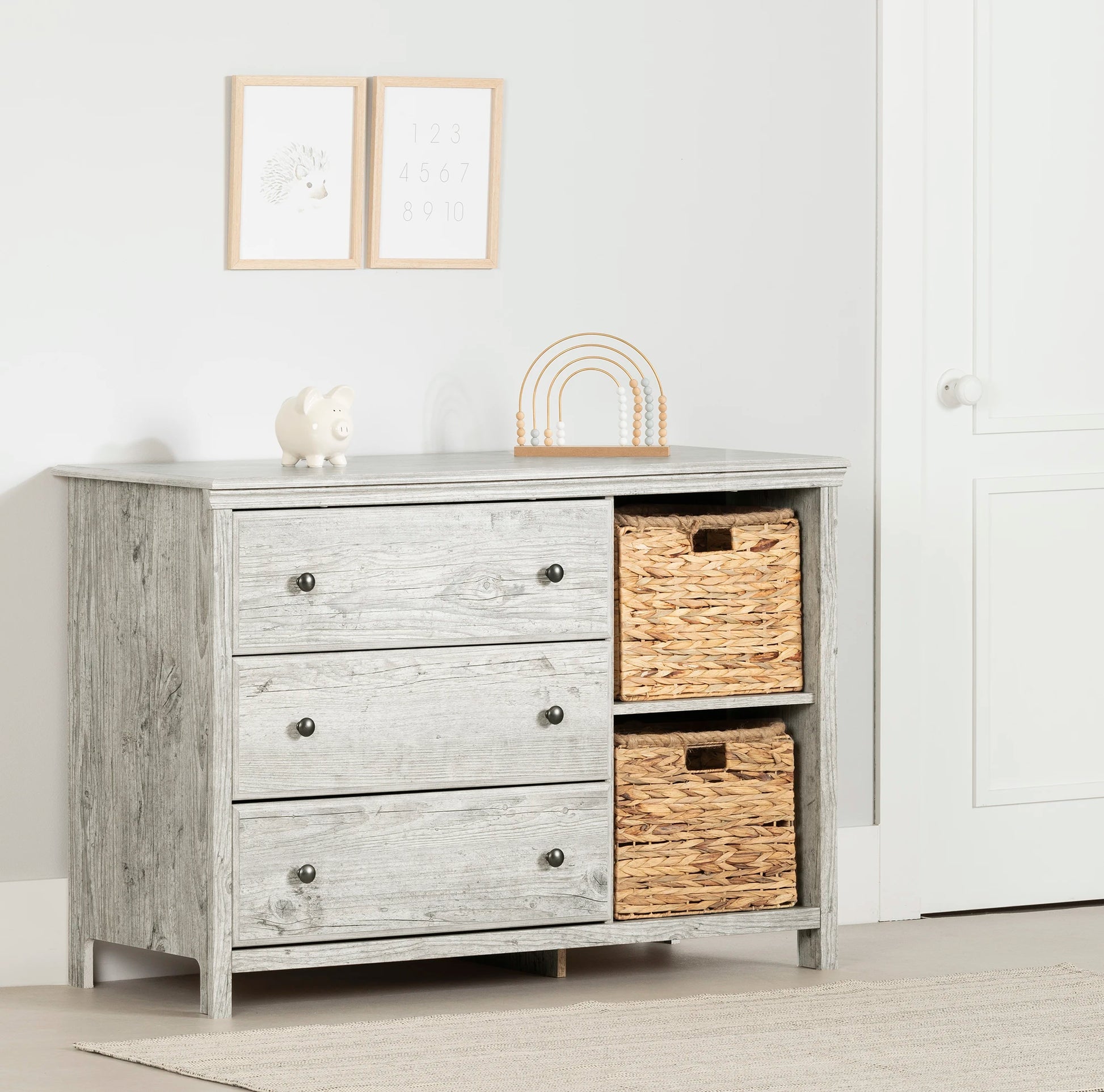 Dresser - 3-Drawer | Cotton Candy | South Shore Furniture - Free Shipping Dresser - 3-Drawer | Cotton Candy | South Shore Furniture - Free Shipping