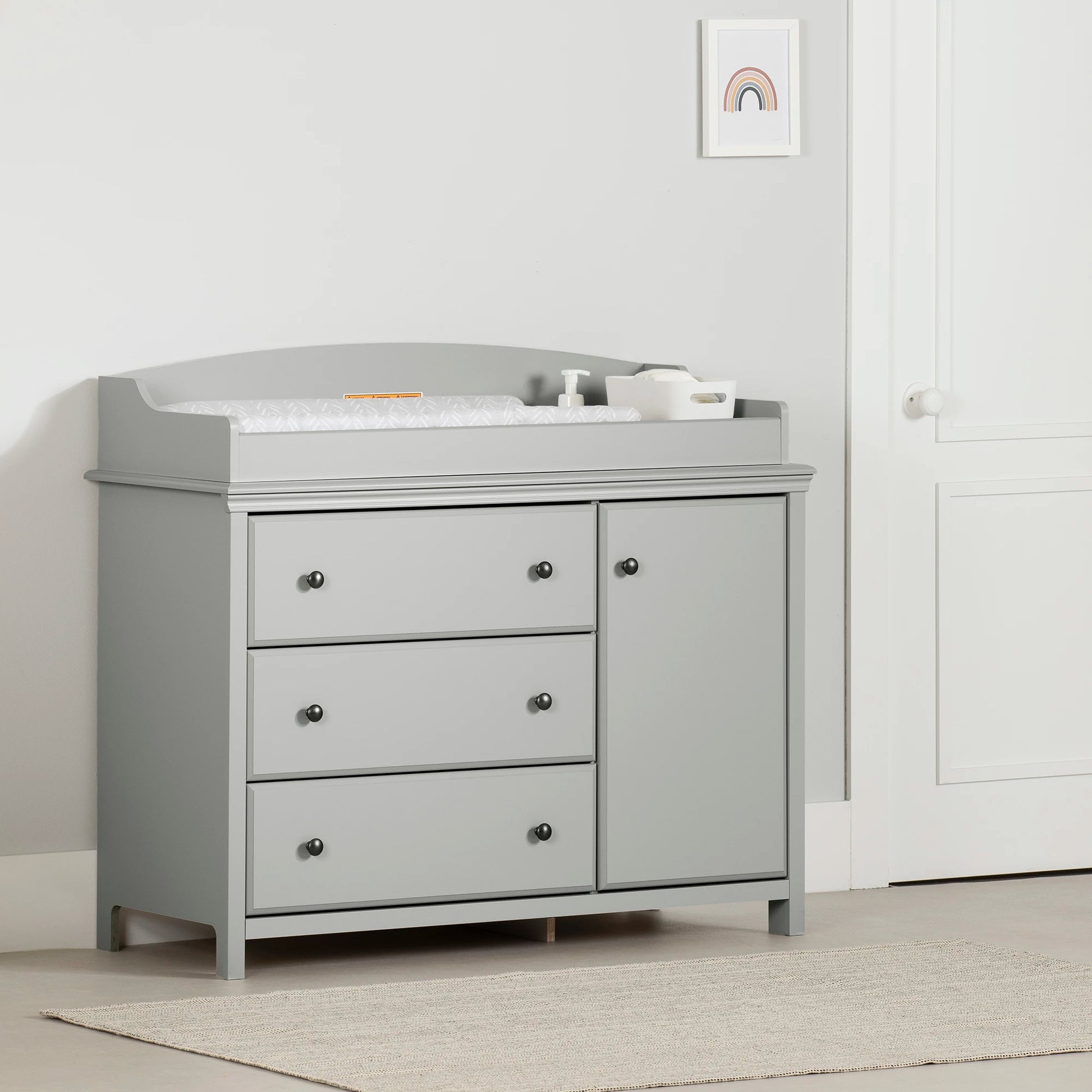 Changing Table with Removable Changing Station | Cotton Candy | South Shore Furniture - Free Shipping Changing Table with Removable Changing Station | Cotton Candy | South Shore Furniture - Free Shipping