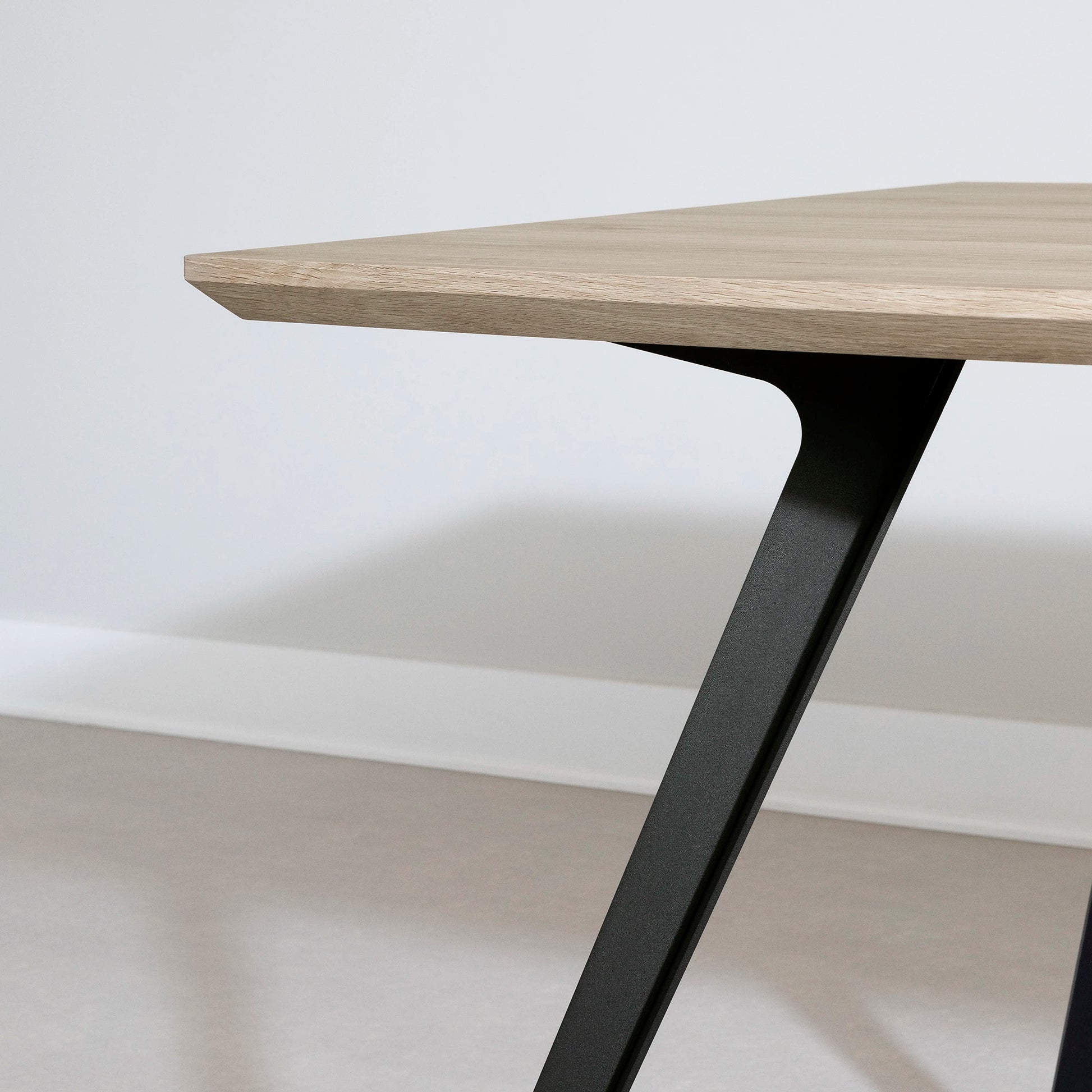 Dining Table with Metal Legs Flam South Shore Furniture Free Shipping